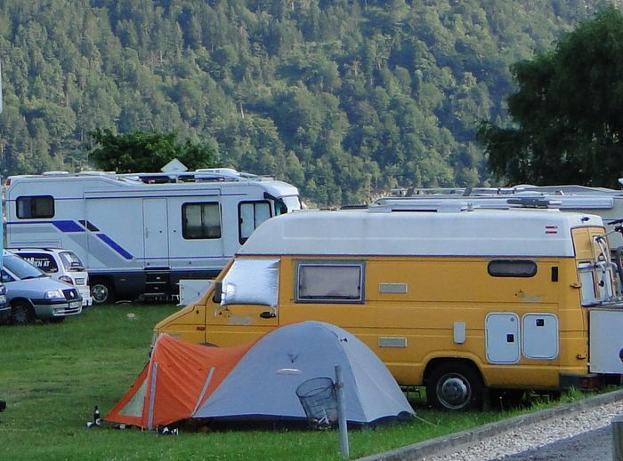 Zeltcamper Stellplatz Traunsee