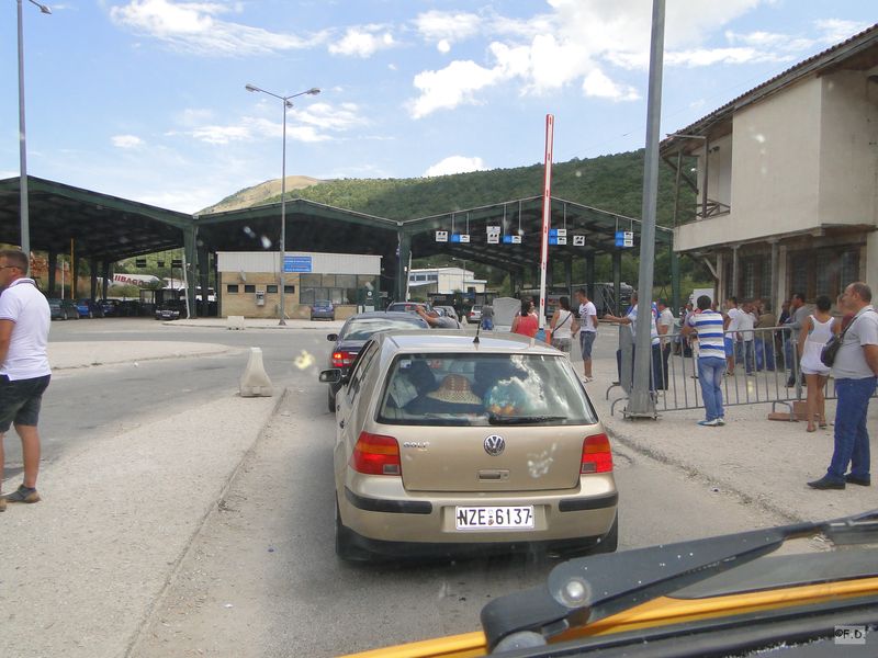 Grenze Albanien Griechenland